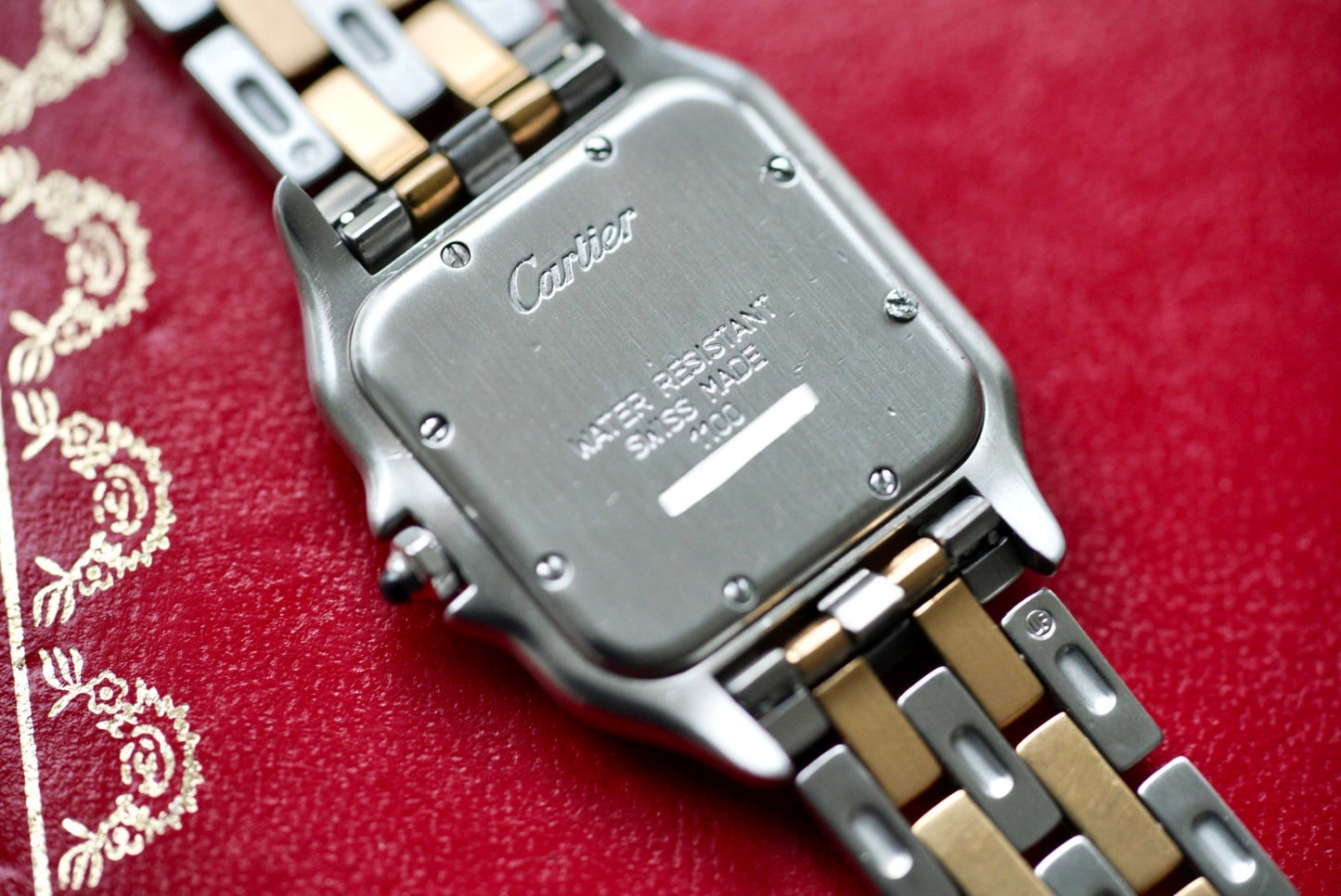 (1100) Cartier Panthère Two-tone Two-row 27mm