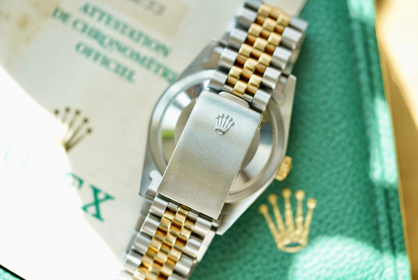 (16233) 1989 Rolex Datejust 36mm Diamond Dial ‘Houndstooth’