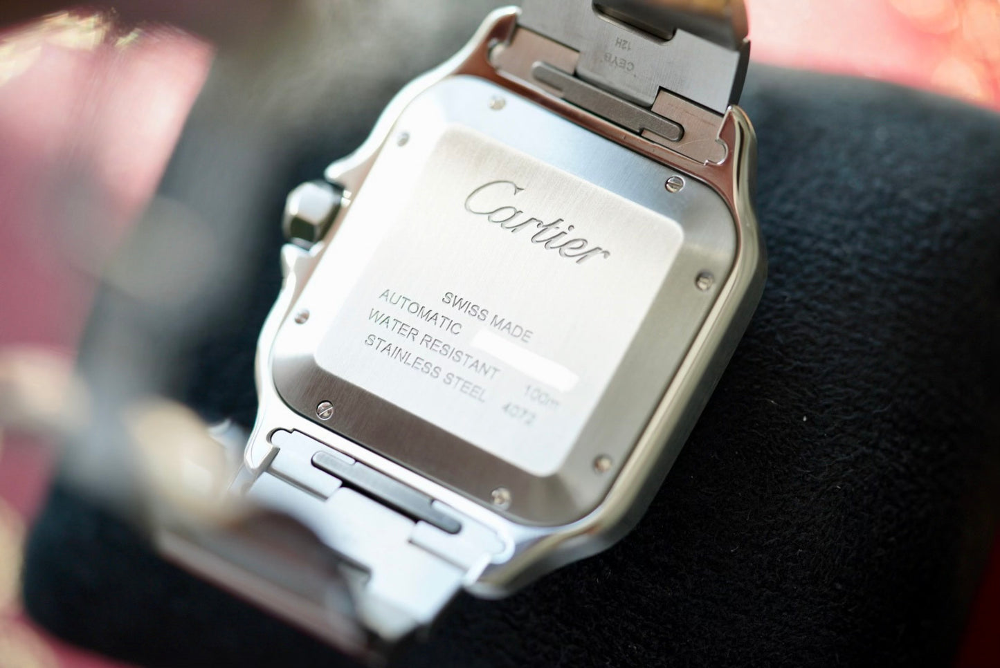(WSSA0018) Cartier Santos White Dial Large 4072