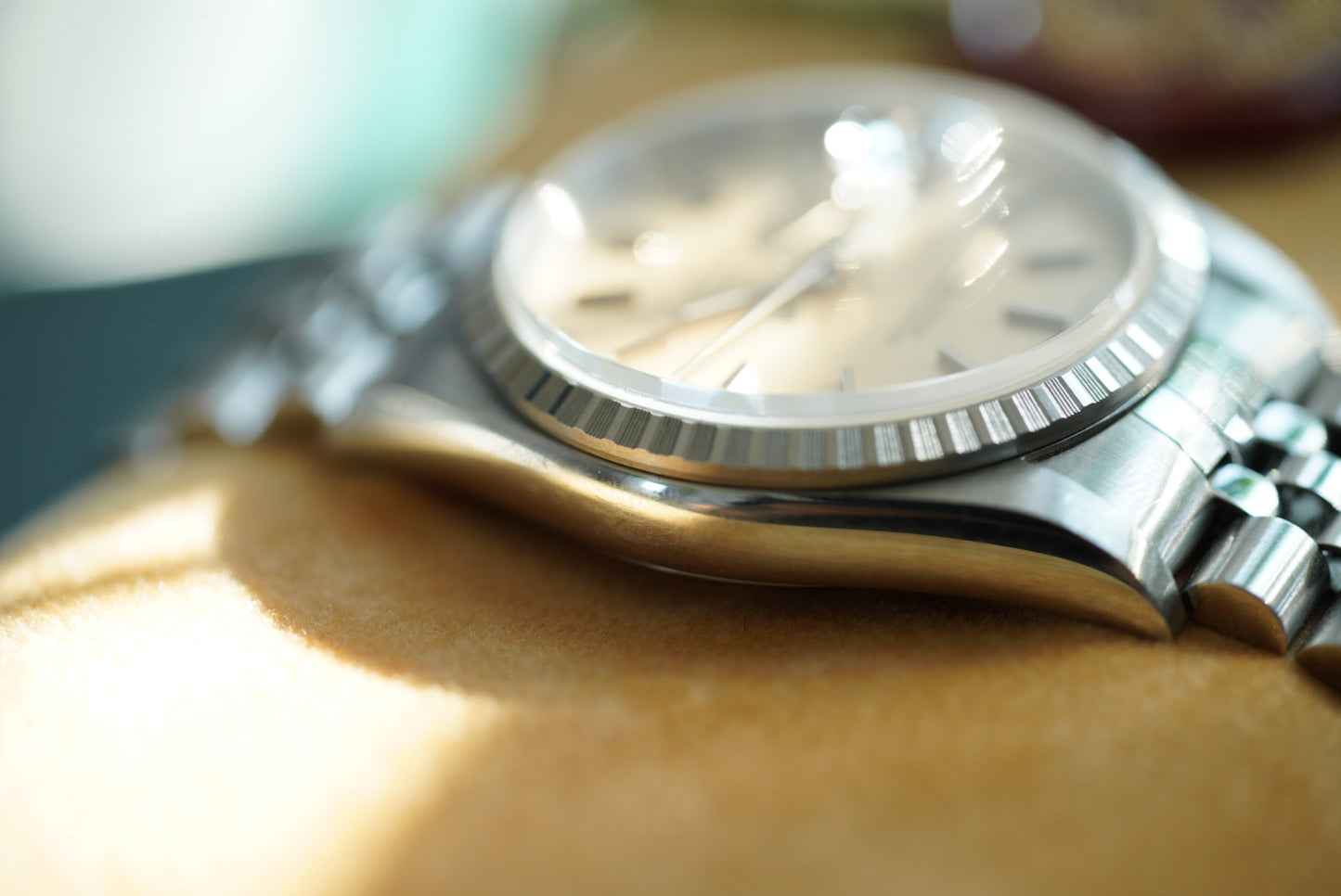 (16220) 1995 Rolex Datejust 36mm Engine Turned Bezel