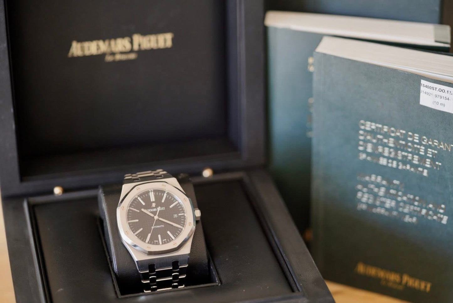 (15400ST) 2016 Audemars Piguet Royal Oak Black Dial 41mm