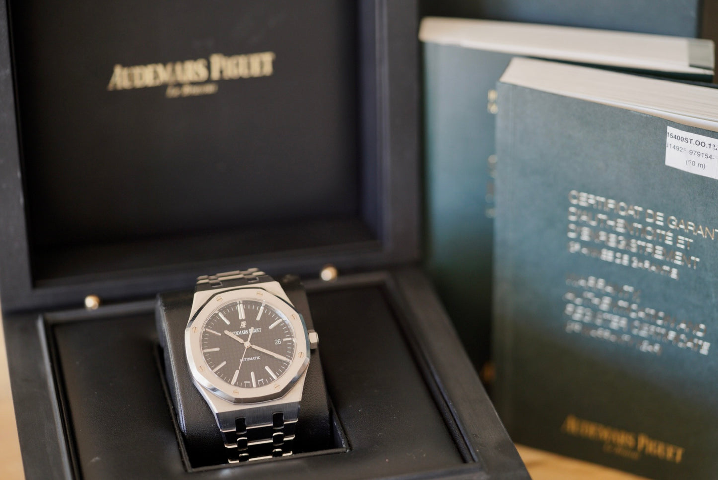 (15400ST) 2016 Audemars Piguet Royal Oak Black Dial 41mm