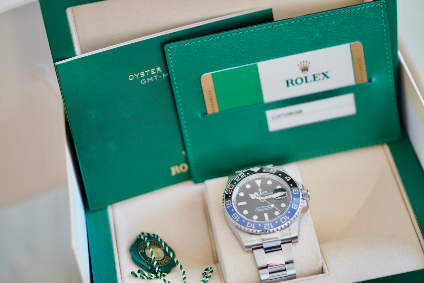 (116710BLNR) NEW 2017 Rolex GMT-Master II ‘Batman’