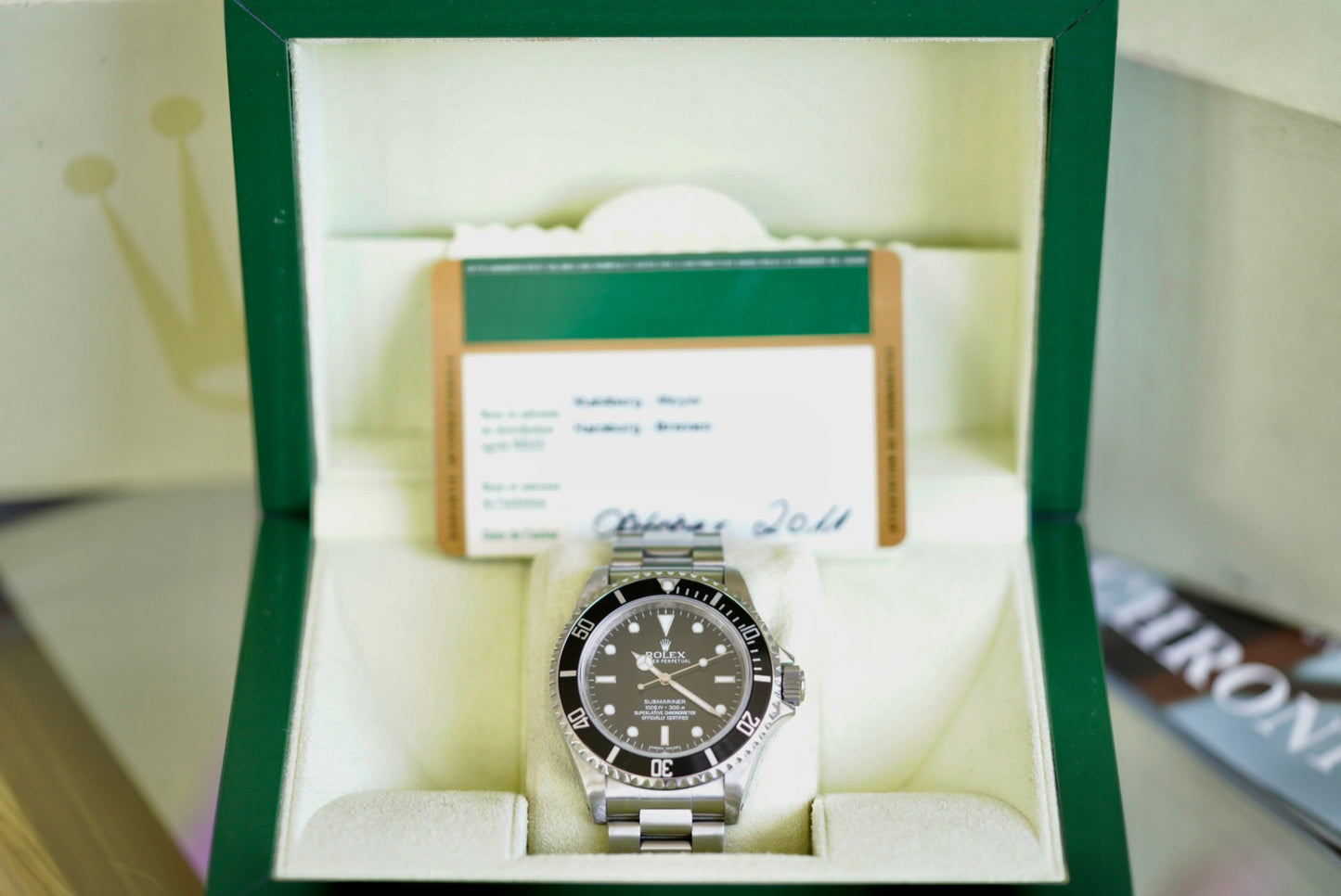 (14060M) 2011 Rolex Submariner 40mm No-Date