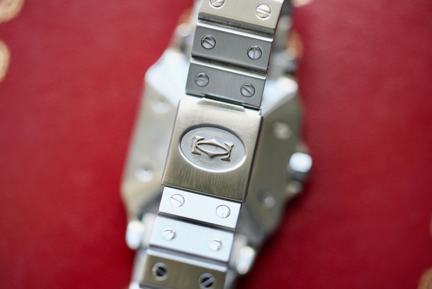 (2960) Cartier Santos Carrée White Dial Large