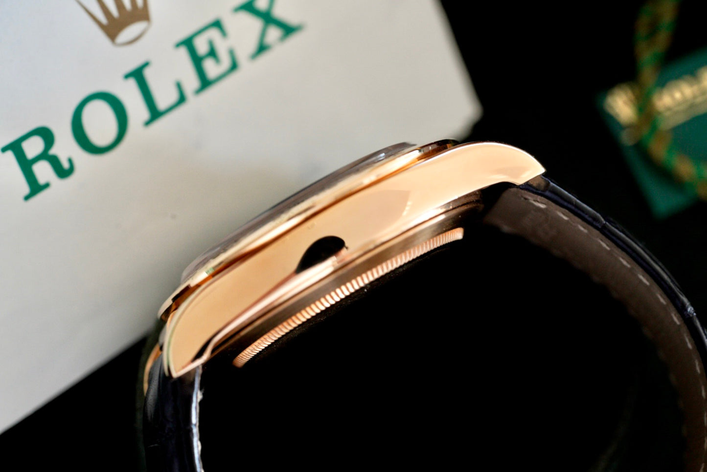 (16518) 1991 Rolex Daytona Zenith 18K Yellow Gold Champagne Dial “Inverted 6” 40mm