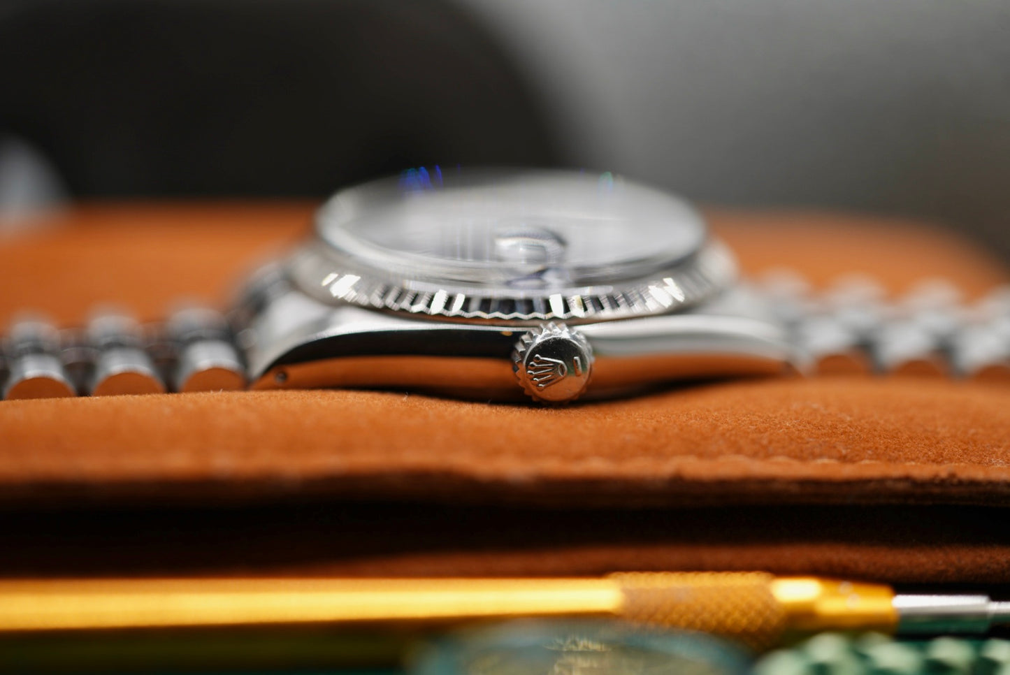 (16014) 1977 Rolex Datejust 'Purple Buckley' Dial 36mm