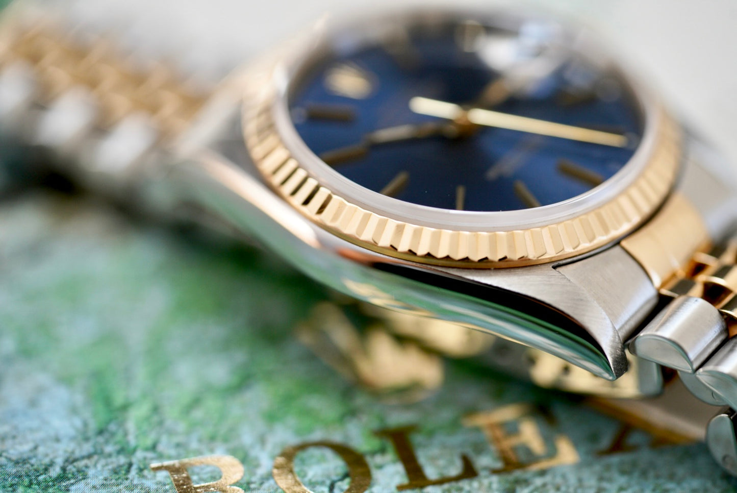 (16233) 1993 Rolex Datejust 36mm Blue Dial