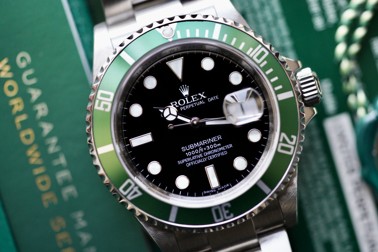 (16610LV) Rolex Submariner ‘Kermit’