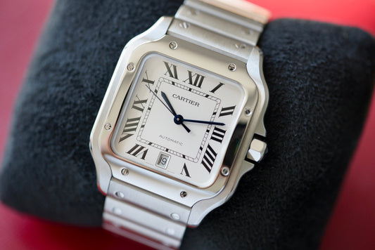 (WSSA0018) Cartier Santos White Dial Large 4072