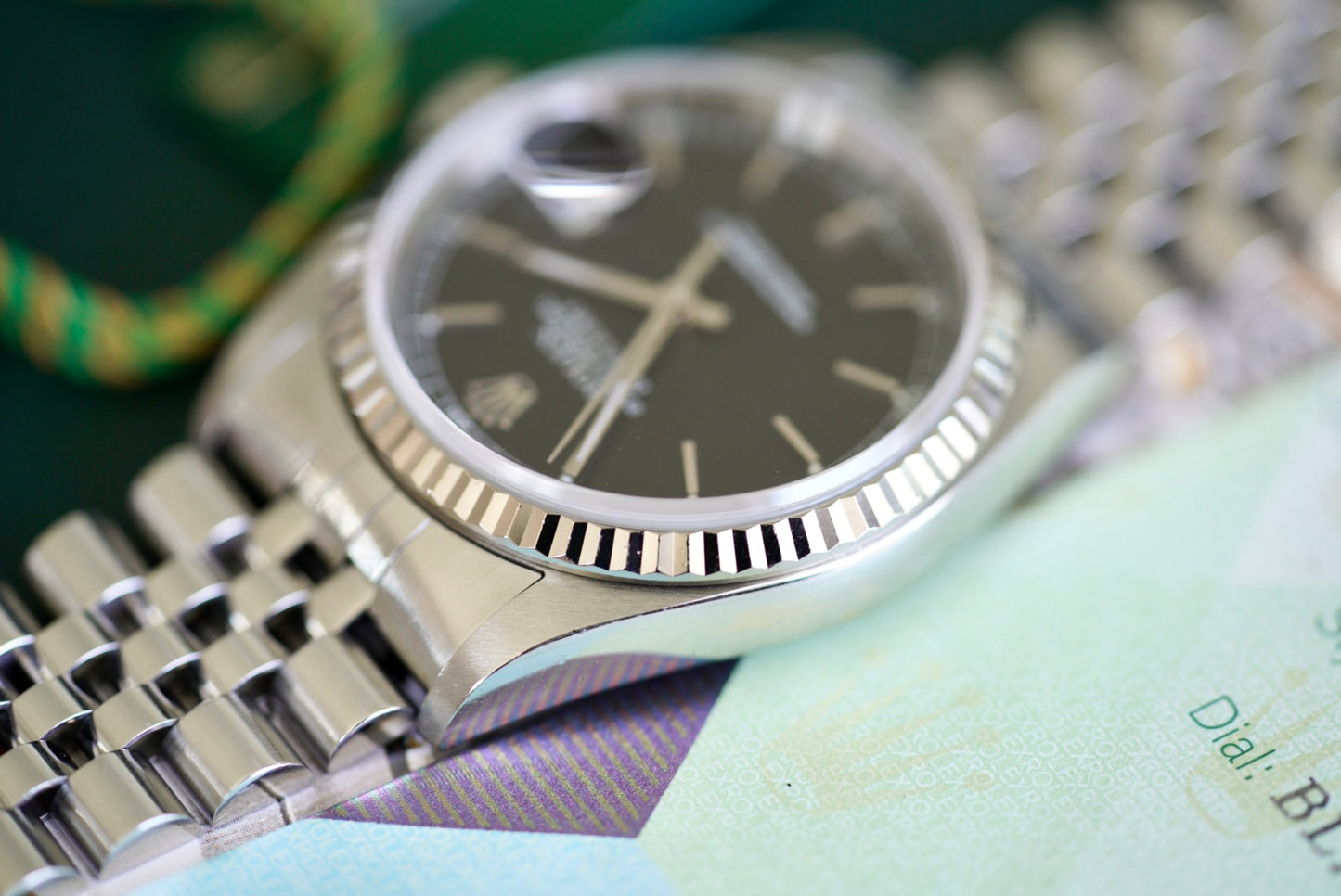 (16234) 2004 Rolex Datejust 36mm Black Dial