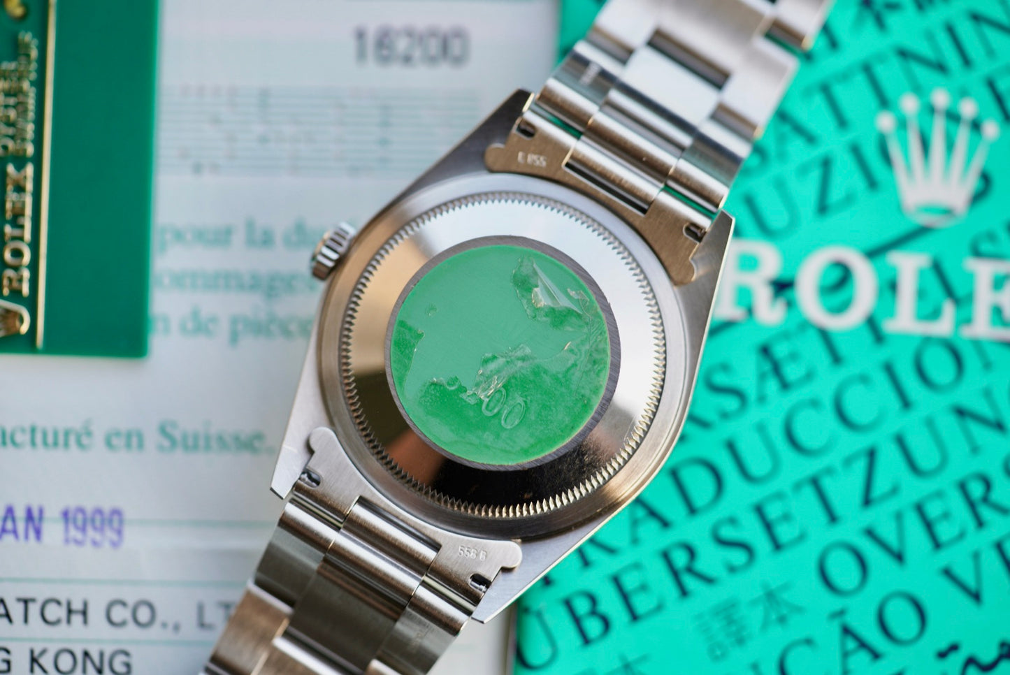 (16200) 1998 Rolex Datejust 36mm Blue Roman Dial