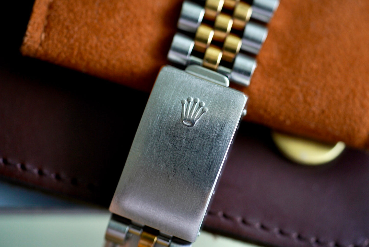 (16233) 1991 Rolex Datejust Champagne Roman Dial 36mm