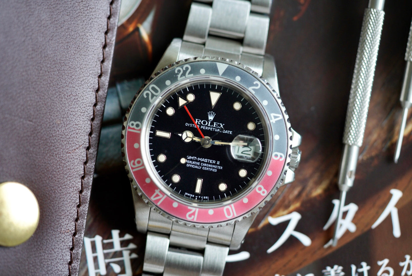 (16760) 1984 Rolex GMT-Master II 'Fat Lady' Coke 40mm