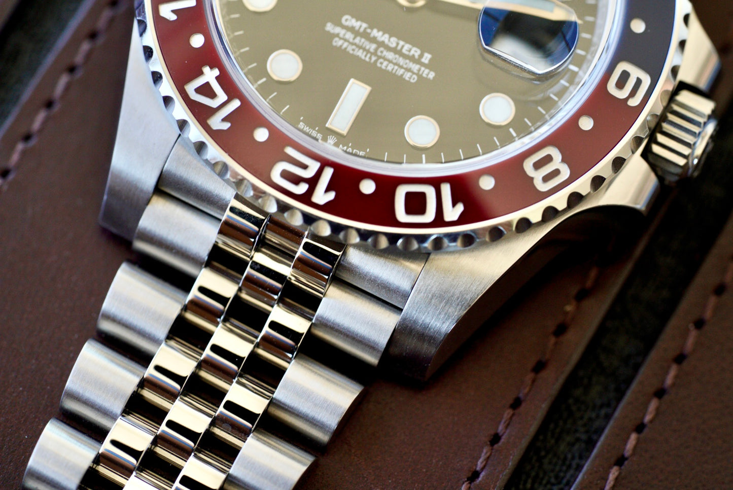 (126710BLRO) Rolex GMT-Master II ‘Pepsi’ MK2 Bezel Jubilee 40mm
