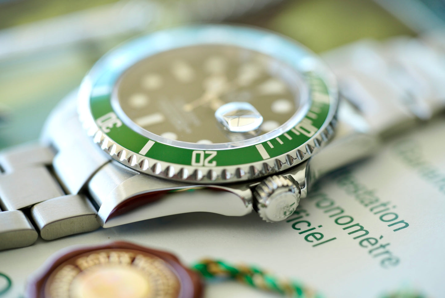 (16610LV) 2007 Rolex Submariner Date “Kermit” 40mm