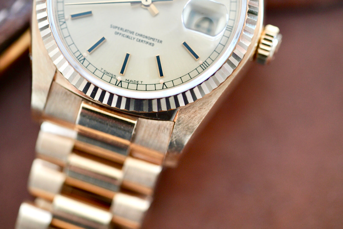 (18038) 1980 Rolex Day-Date 36mm Spanish Day Wheel