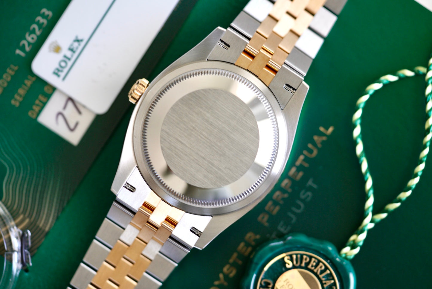 (126223) 2021 Rolex Datejust 36mm ‘Palm’ Dial