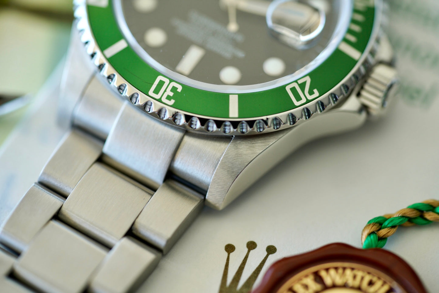 (16610LV) 2007 Rolex Submariner Date “Kermit” 40mm