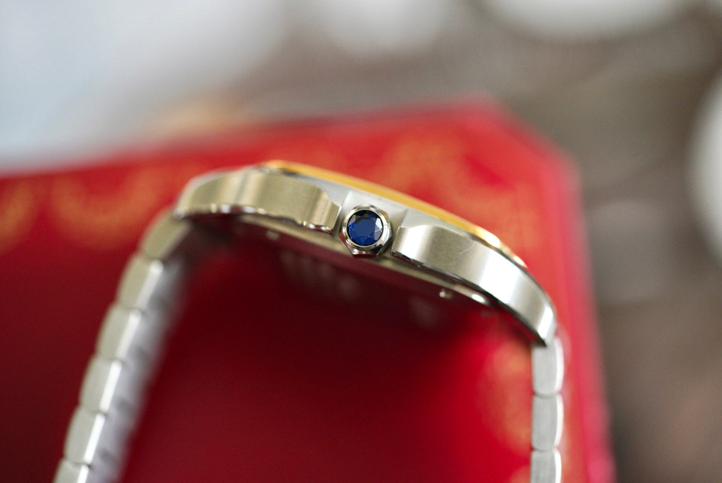 (W2SA0016) 2022 Cartier Santos Medium Two-Tone