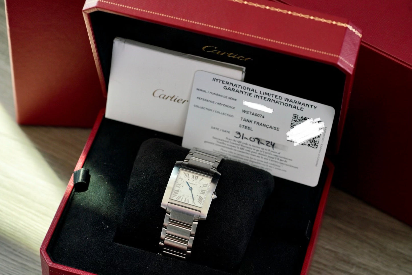 (WSTA0074) 2024 Cartier Tank Française Medium 27x32mm