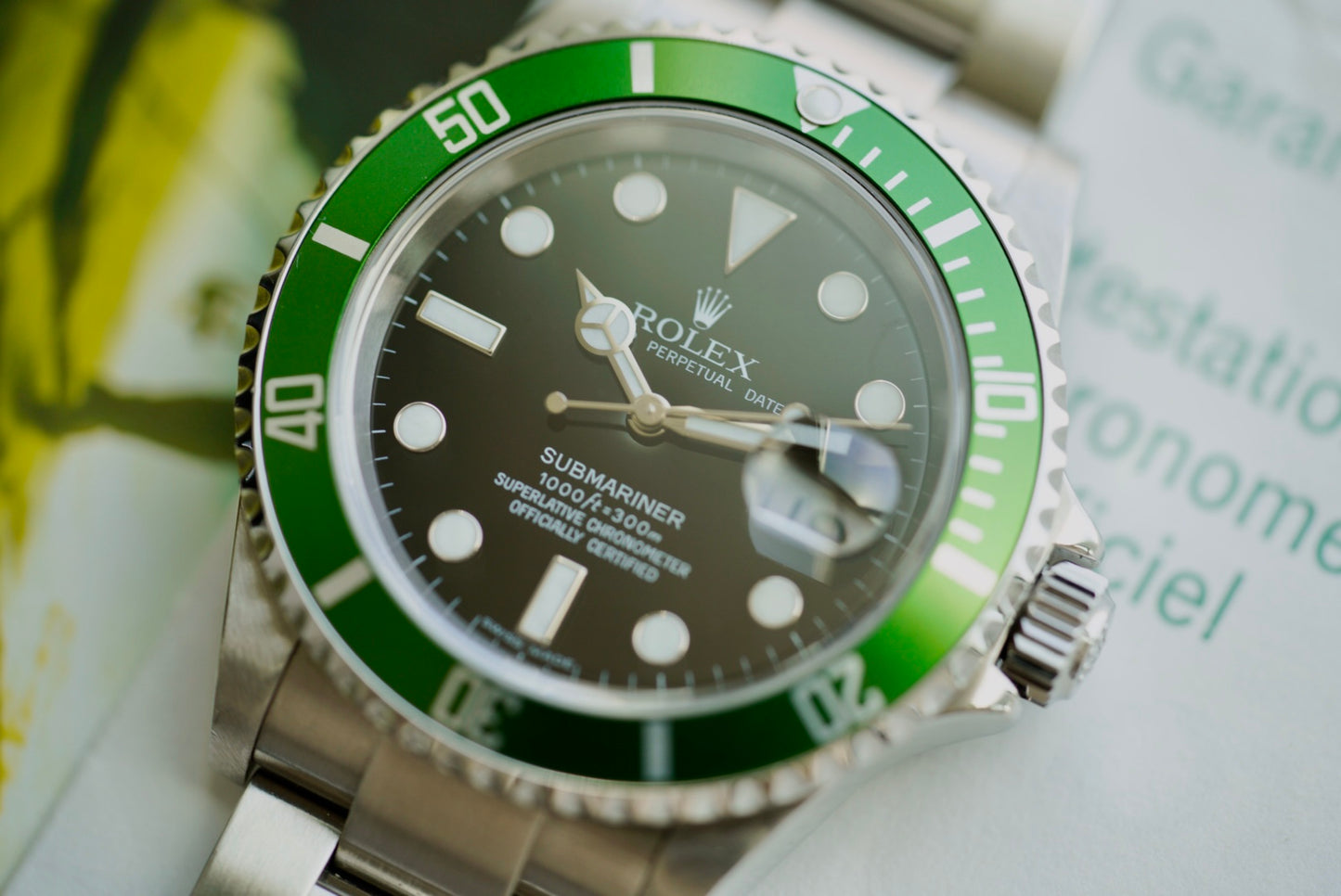 (16610LV) 2006 Rolex Submariner ‘Kermit’ 40mm