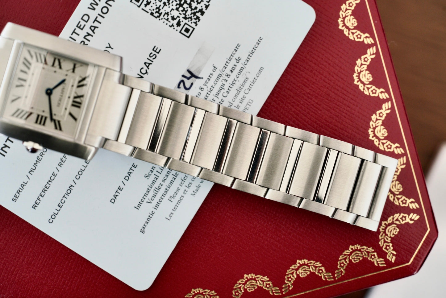 (WSTA0074) 2024 Cartier Tank Française Medium 27x32mm