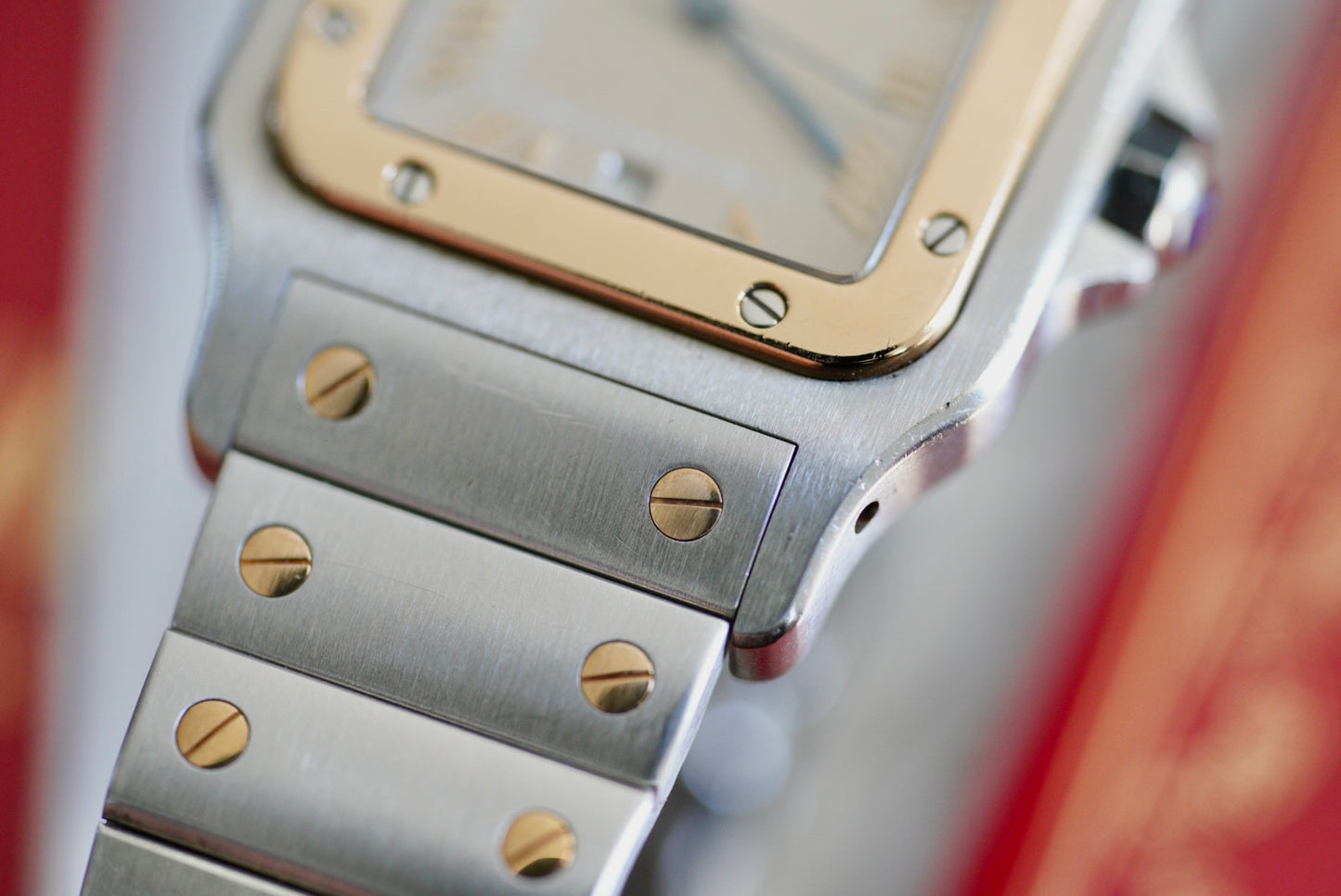 (187901) 1996 Cartier Santos Galbée ‘Mocha’ Quartz