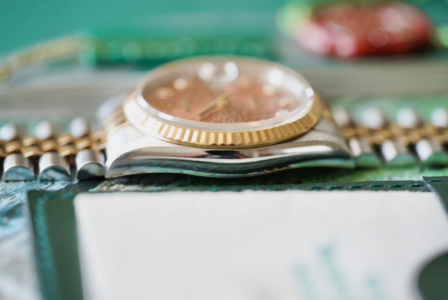 (16233) 1993 Rolex Datejust 36mm Tropical Silver Anniversary Diamond Dial