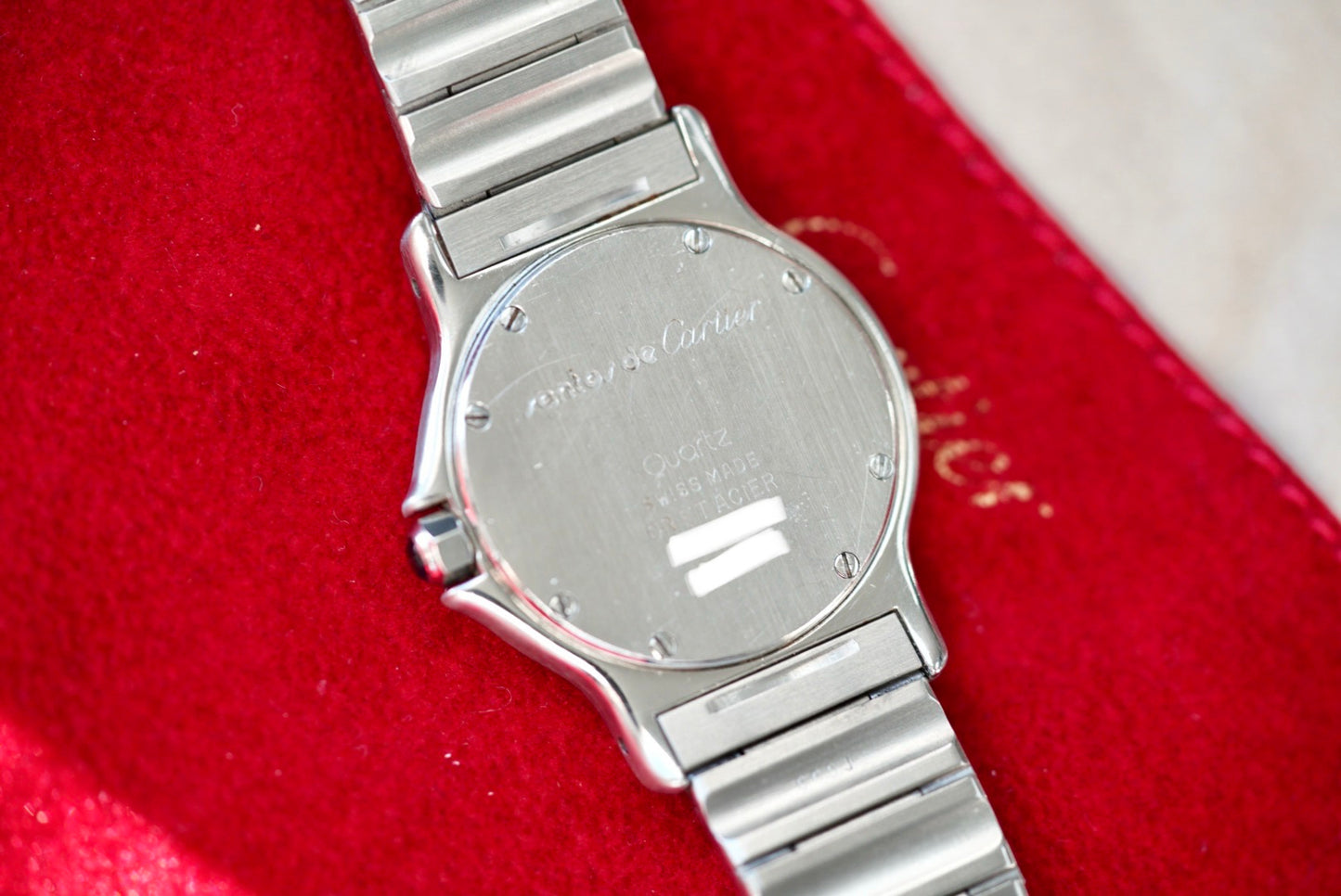 (187902) Cartier Santos Octagon Quartz 30mm