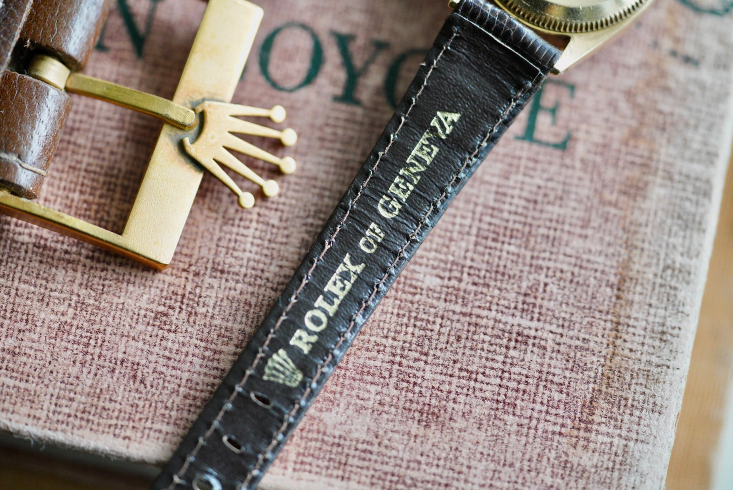 (6517) 1965 Rolex Datejust 24mm 18K Yellow Gold