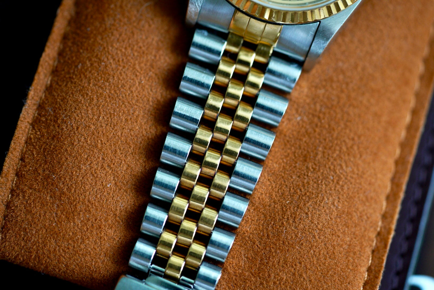 (16233) 1991 Rolex Datejust Champagne Roman Dial 36mm