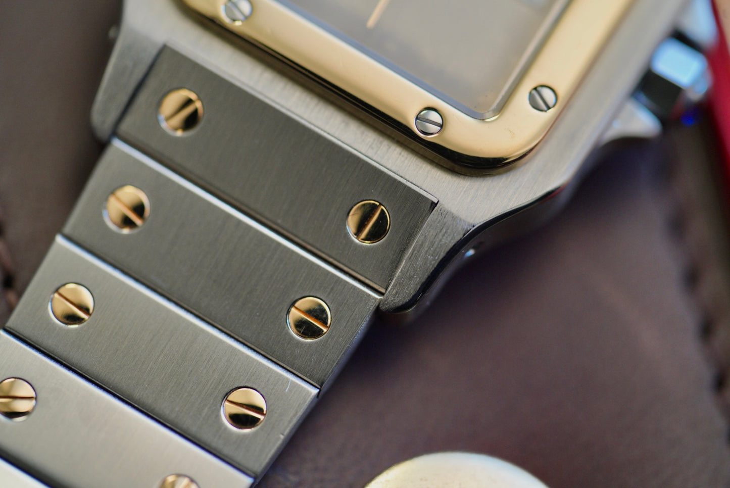 (2961) Cartier Santos Carrée Ghost Dial 29x41mm