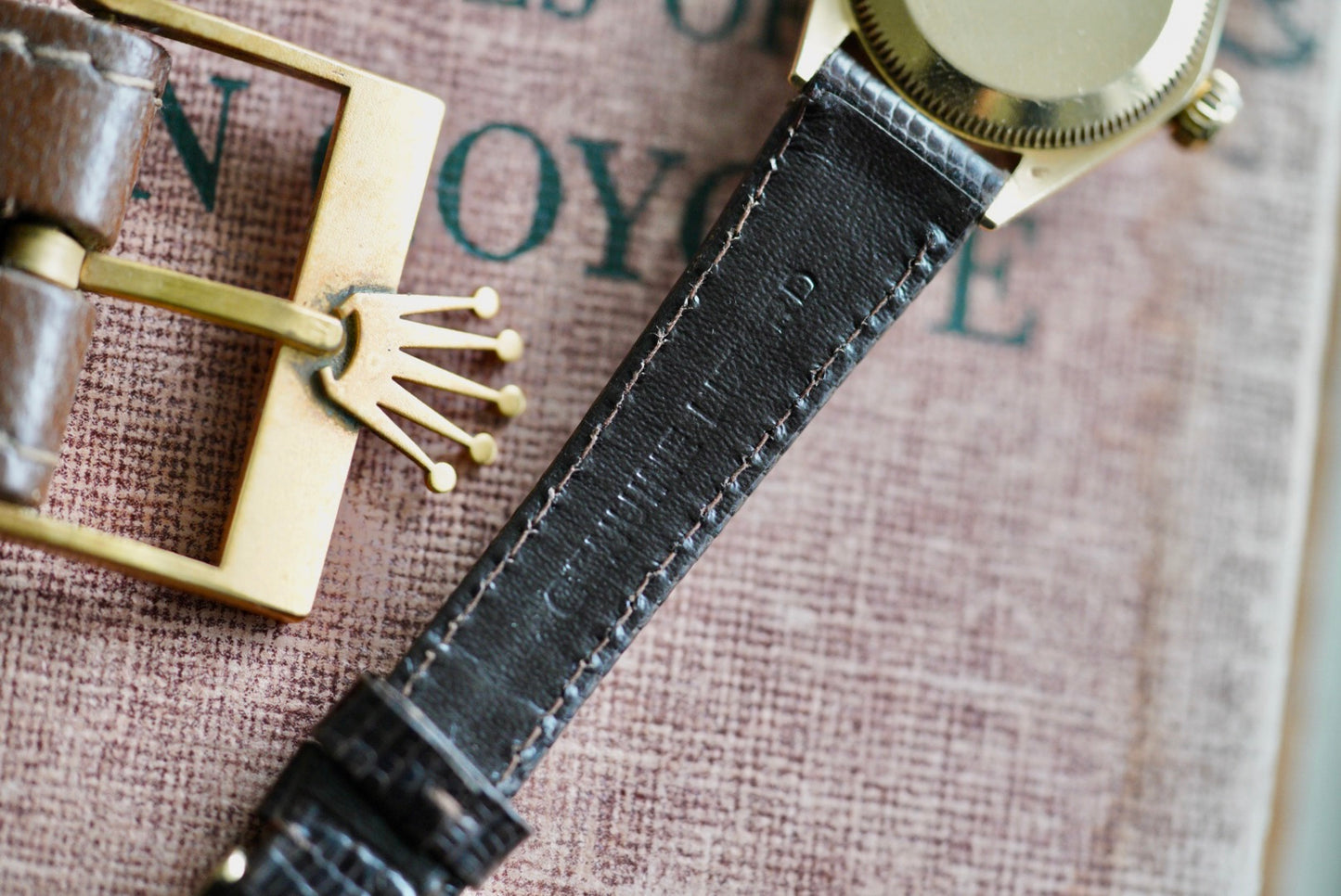 (6517) 1965 Rolex Datejust 24mm 18K Yellow Gold