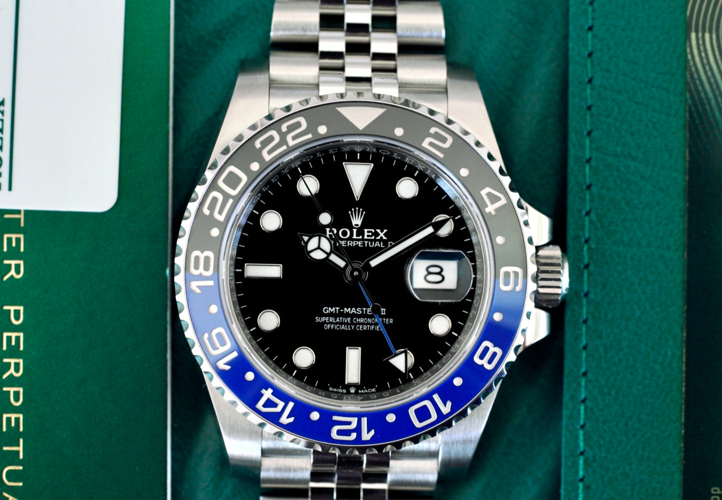 (126710BLNR) 2021 Rolex GMT-Master II “Batgirl”