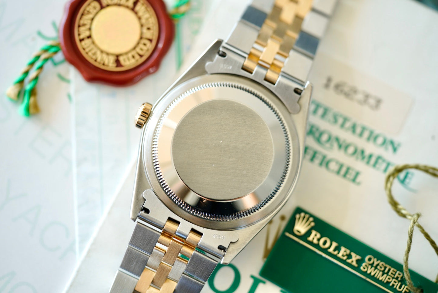 (16233) 1994 Rolex Datejust 36mm Silver Anniversary Diamond Dial