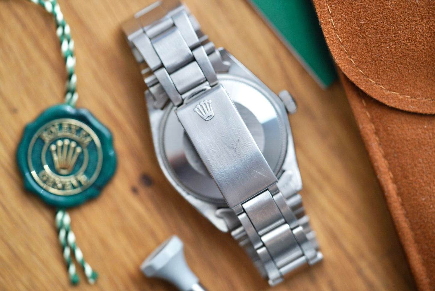 (1007) 1962 Rolex Oyster Perpetual 34mm Grey Dial