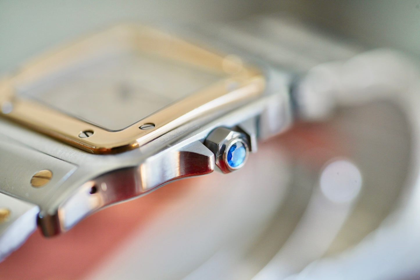 (187901) 1996 Cartier Santos Galbée ‘Mocha’ Quartz