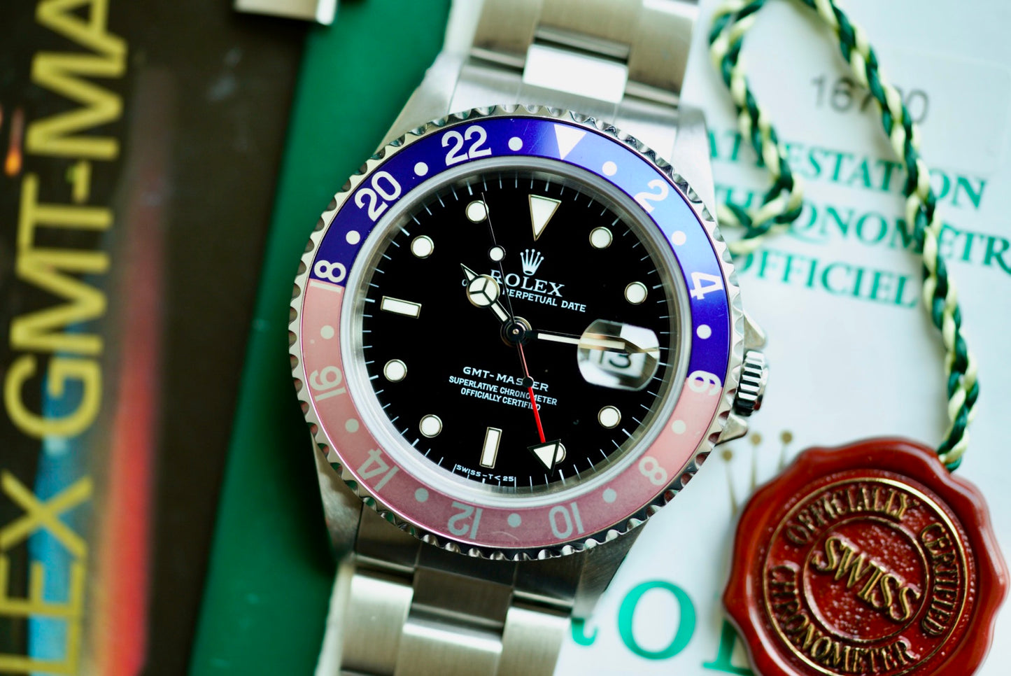(16700) 1996 Rolex GMT-Master “Pepsi” 40mm