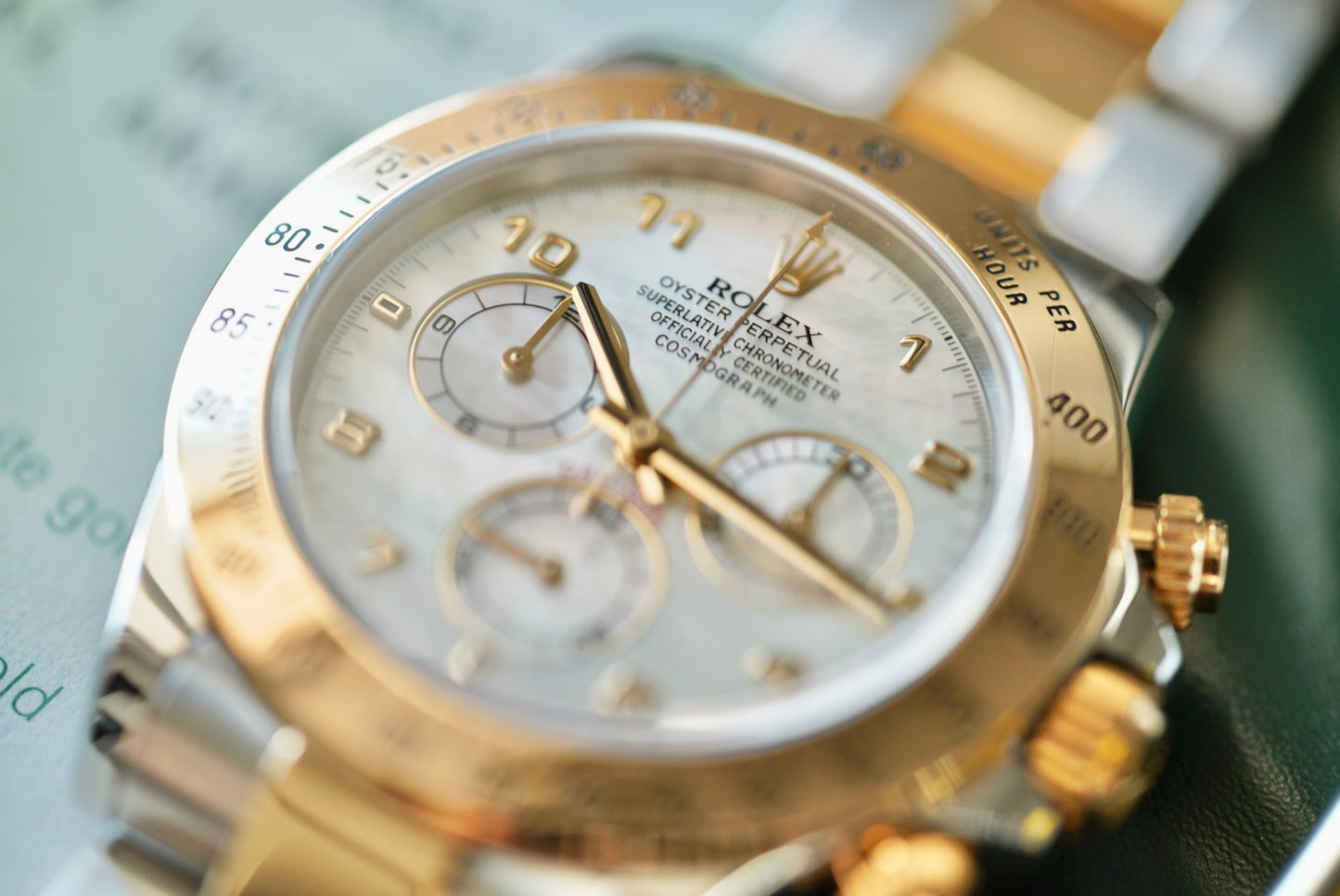 (116523) Rolex Daytona Mother of Pearl Arabic Dial