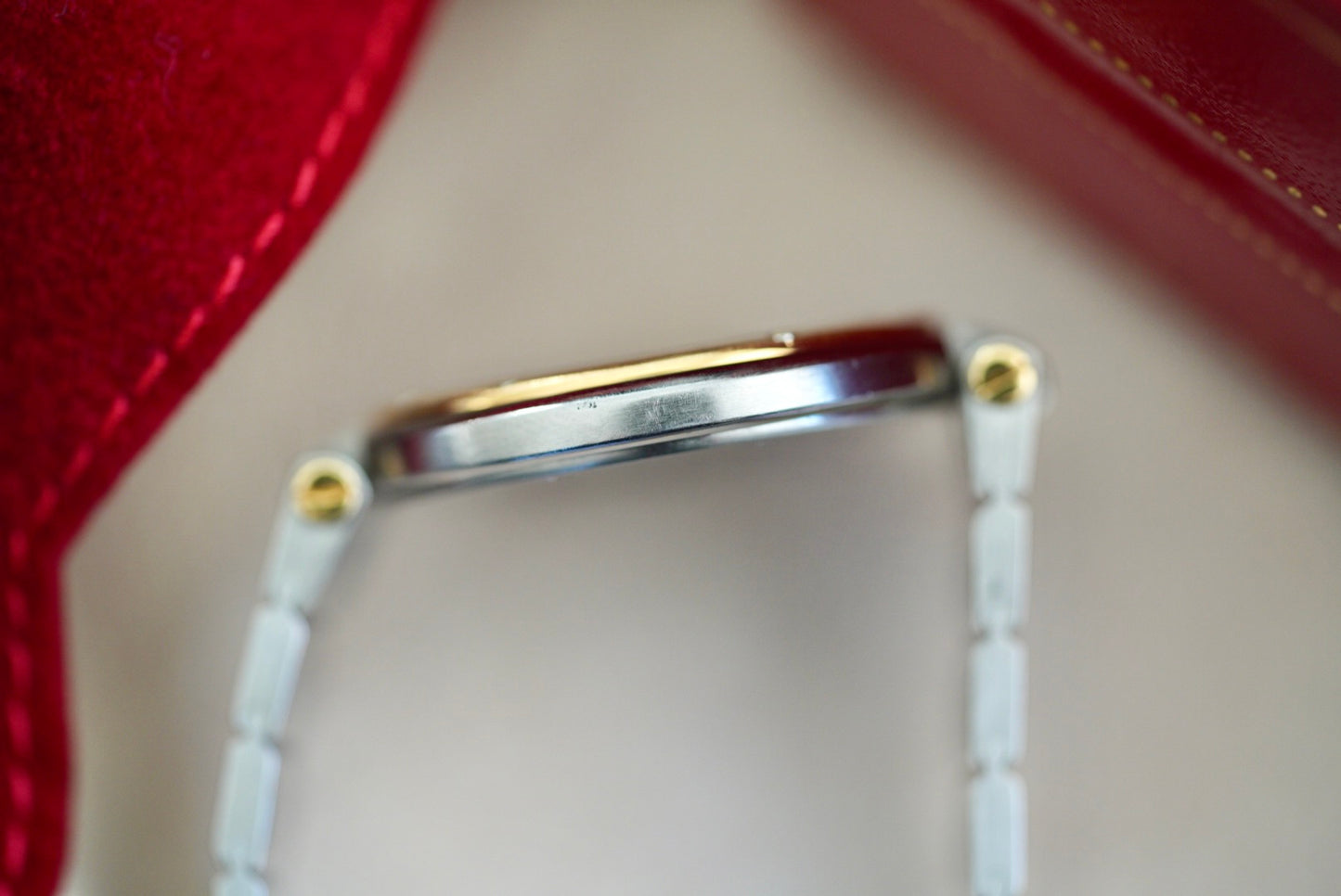 (8192) Cartier Santos Vendome Ghost Dial 32mm Quartz Two-tone