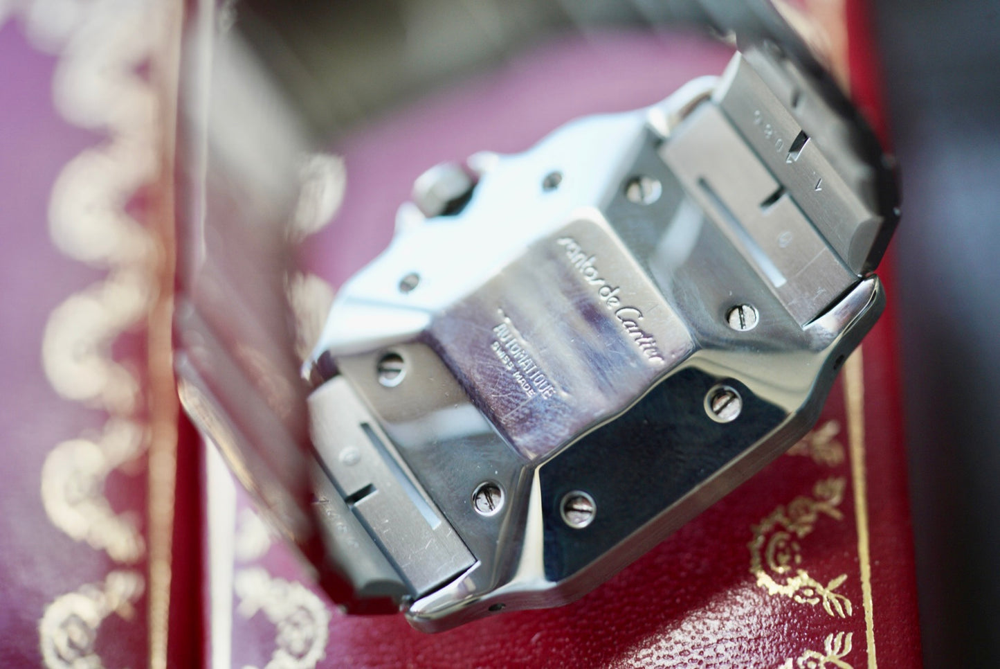 (2960) Cartier Santos Carrée White Dial Large