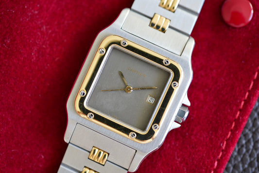 (2961) Cartier Santos Carrée Ghost Godron Bracelet 29x41mm