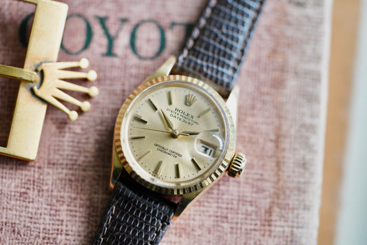 (6517) 1965 Rolex Datejust 24mm 18K Yellow Gold