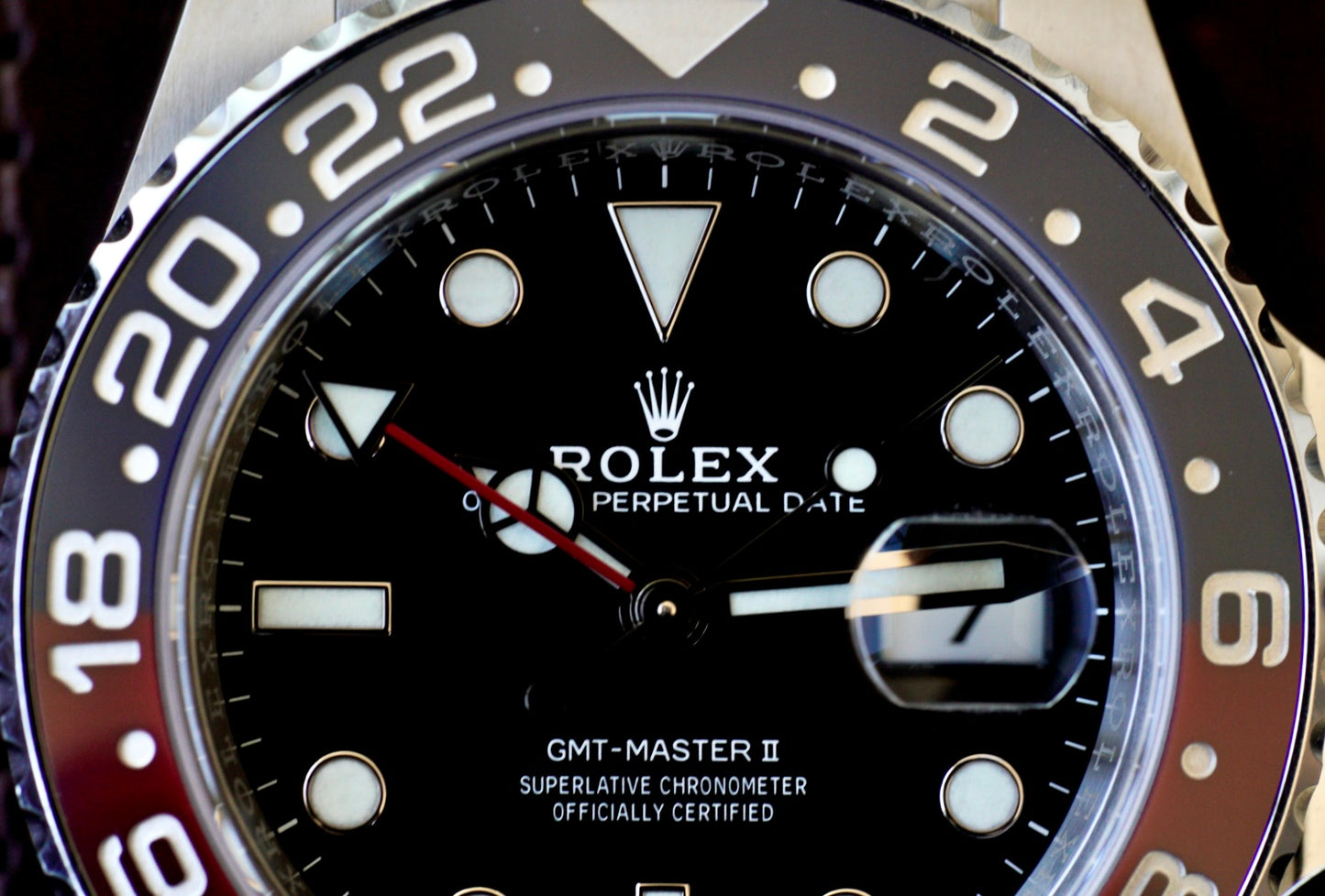 (126710BLRO) Rolex GMT-Master II ‘Pepsi’ MK2 Bezel Jubilee 40mm
