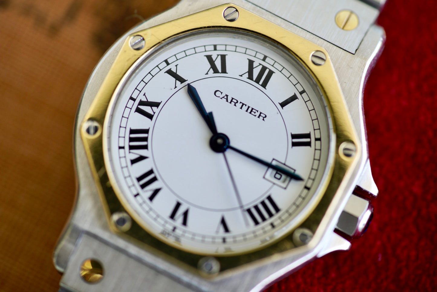 (2966) Cartier Santos Octagon 30mm Automatic