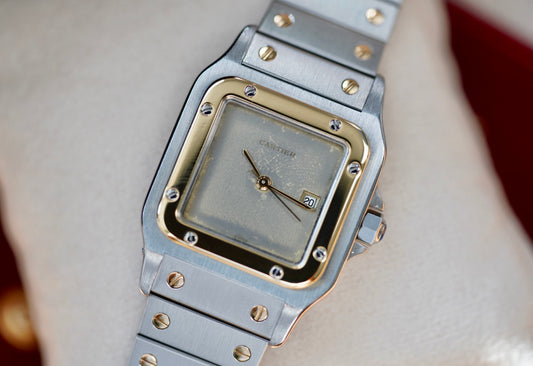 (2961) Cartier Santos Carrée Ghost Dial 29x41mm