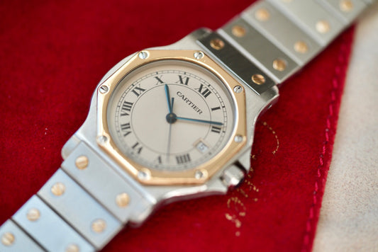 (187902) Cartier Santos Octagon Quartz 30mm