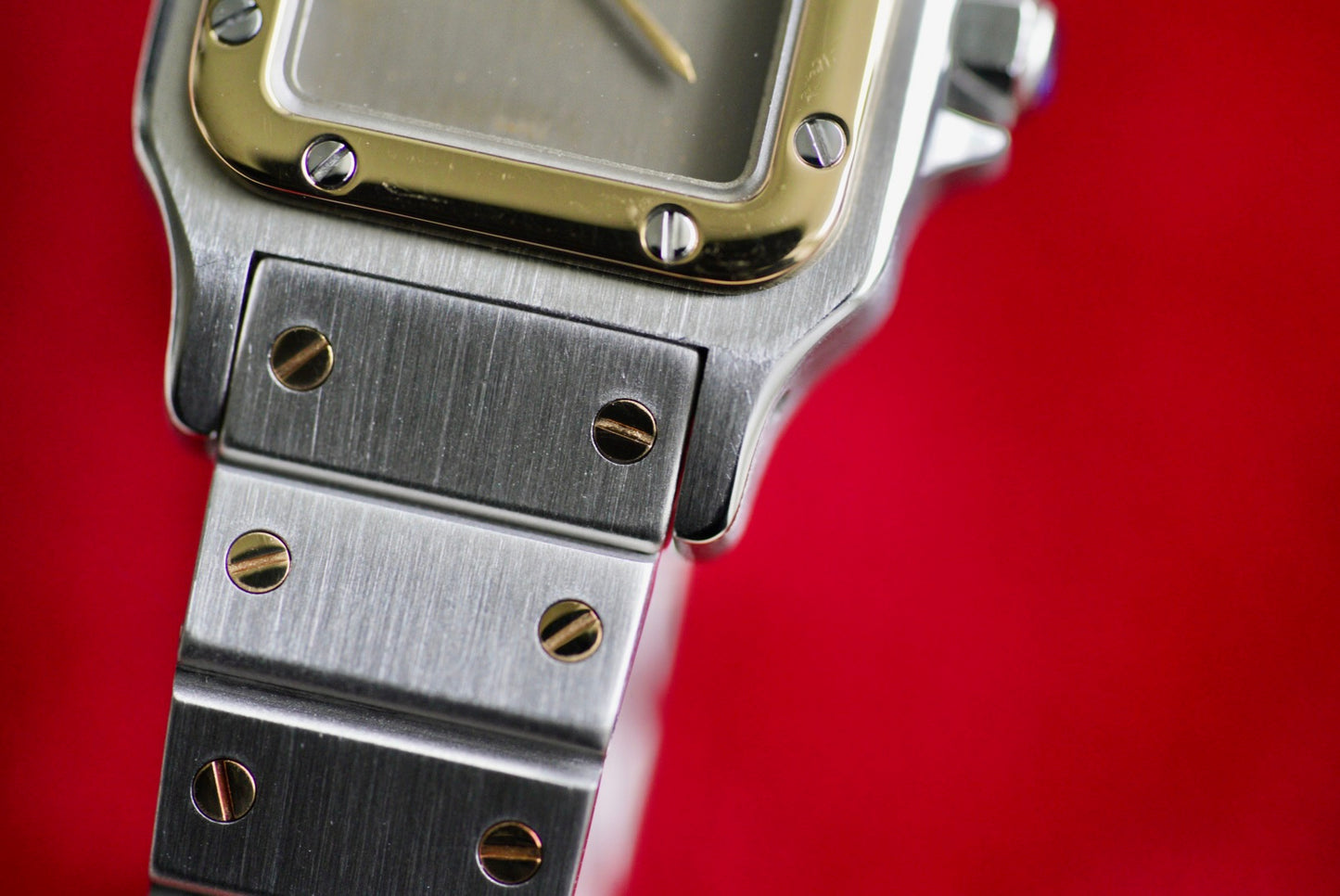 (0902) Cartier Santos Carrée 24mm Ghost Dial