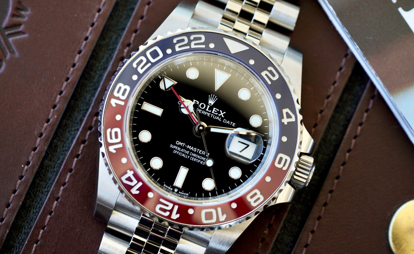 (126710BLRO) Rolex GMT-Master II ‘Pepsi’ MK2 Bezel Jubilee 40mm